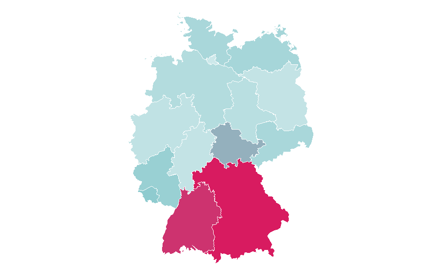 Affinité par région — Simple living, Allemagne
