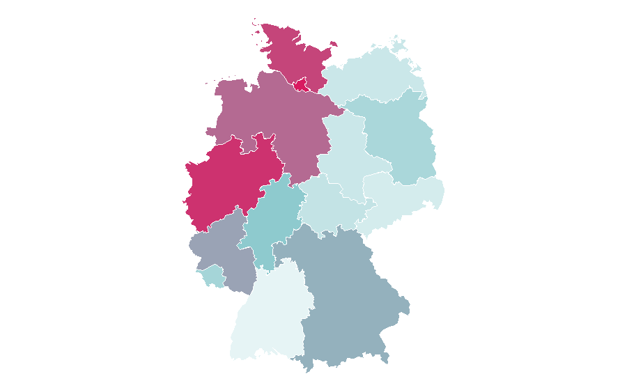 Affinity by region — Simple Minds, Germany