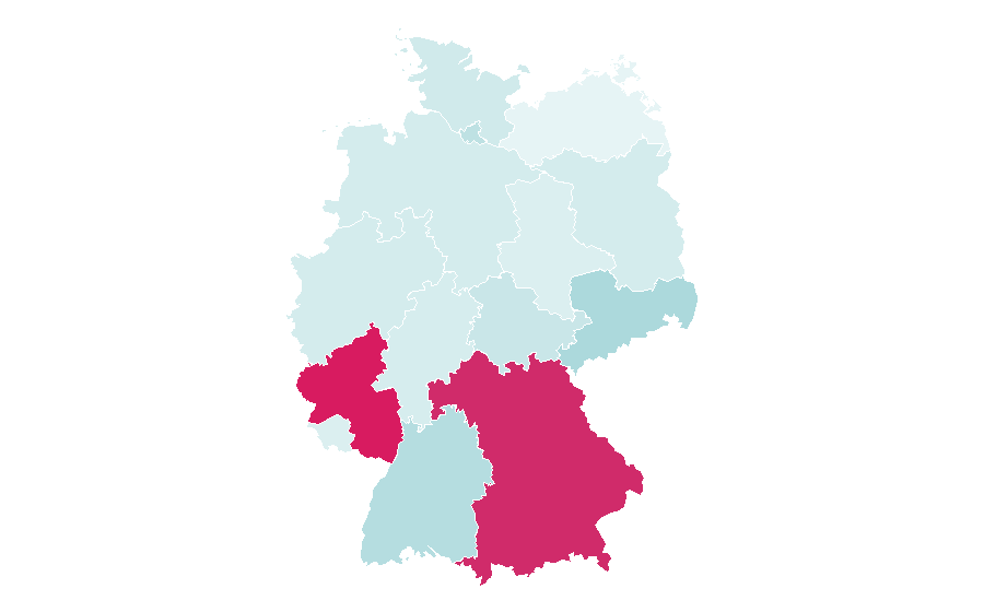 Affinity by region — Simplicissimus, Germany