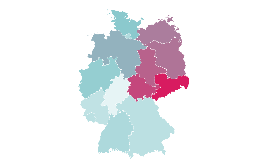 Affinity by region — Single-lens reflex camera, Germany