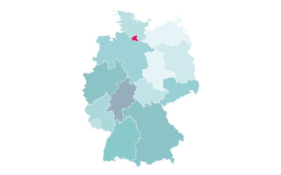 Affinity by region — Singles Day, Germany