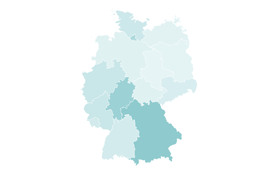 Affinity by region — Sinn Féin, Germany