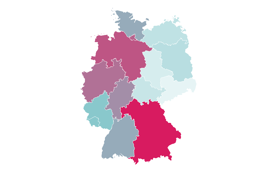 Affinity by region — Size zero, Germany