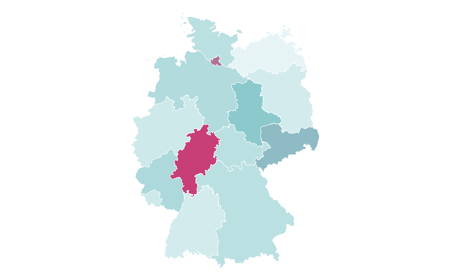 Affinity by region — Ska, Germany
