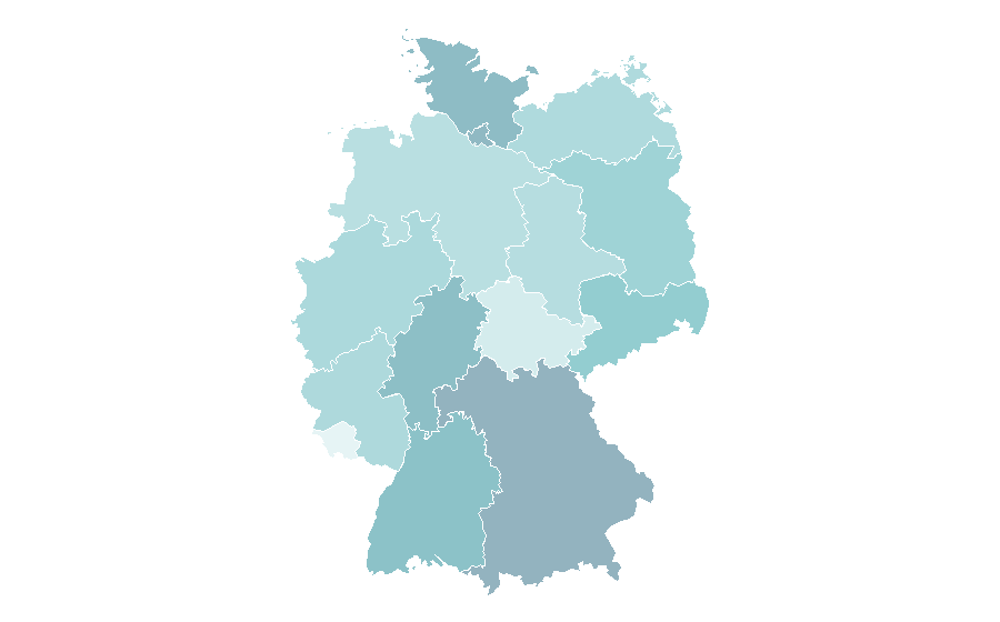 Affinity by region — Skatepark, Germany