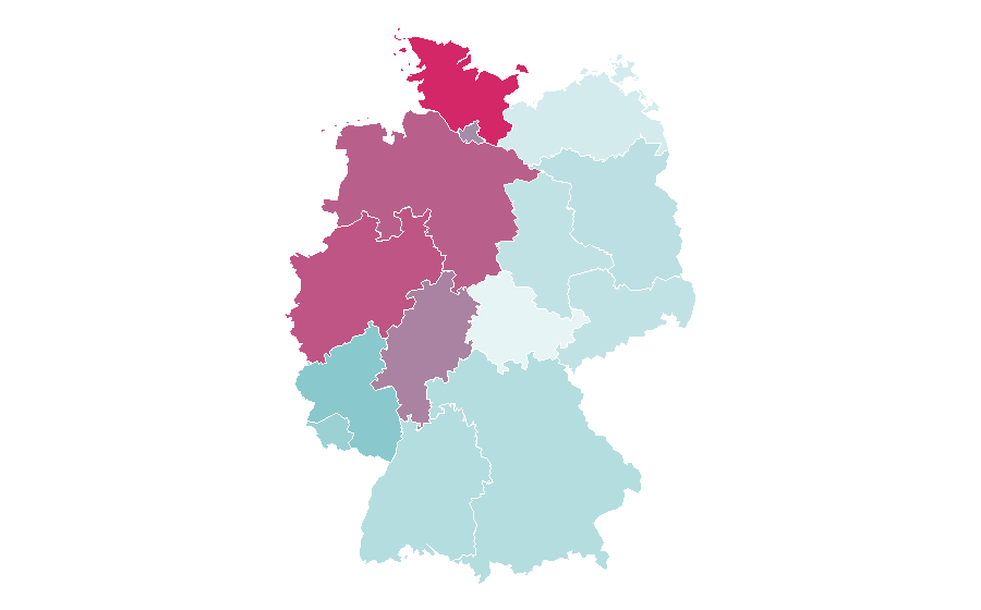 Affinity by region — Skeleton Crew, Germany