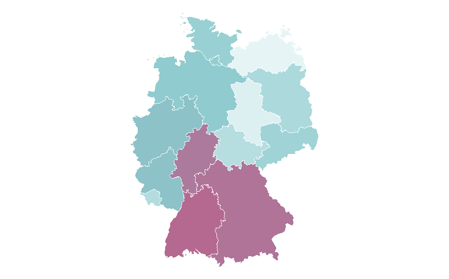 Affinity by region — SketchUp, Germany