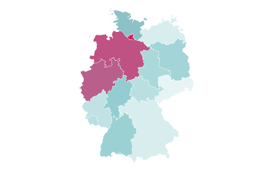 Affinity by region — Sky Atlantic, Germany