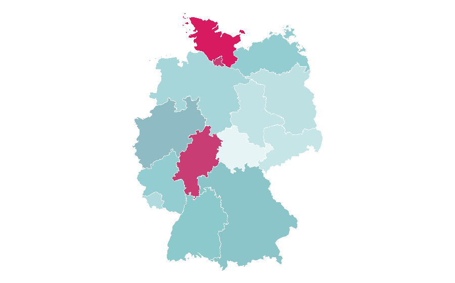 Affinity by region — Sky Television (New Zealand), Germany