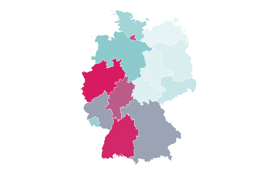 Affinity by region — S.L. Benfica, Germany
