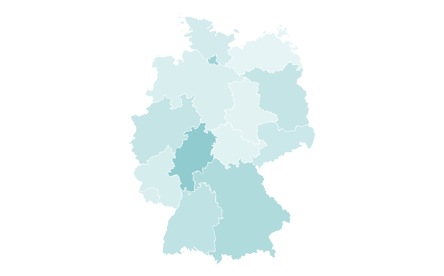 Affinity by region — Slack (software), Germany