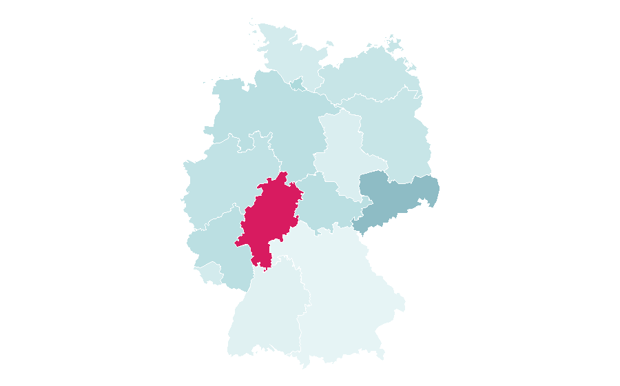 Affinity by region — Slang, Germany