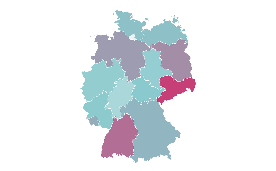 Affinity by region — Slither.io, Germany