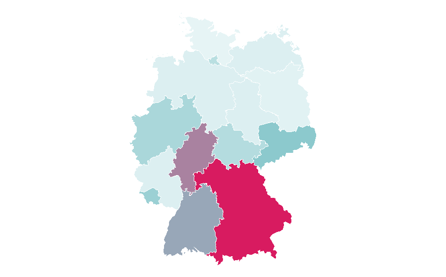Affinity by region — Slovak language, Germany