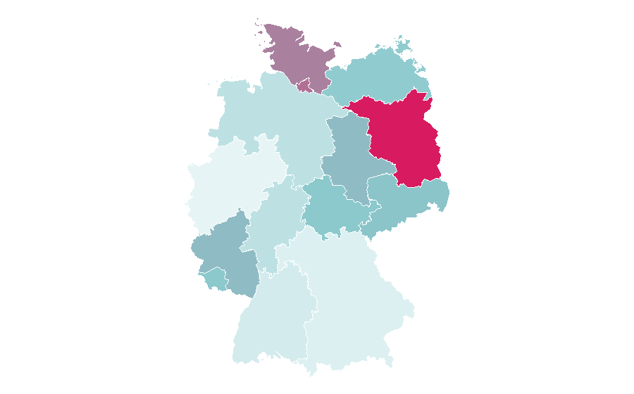 Affinity by region — Small appliance, Germany
