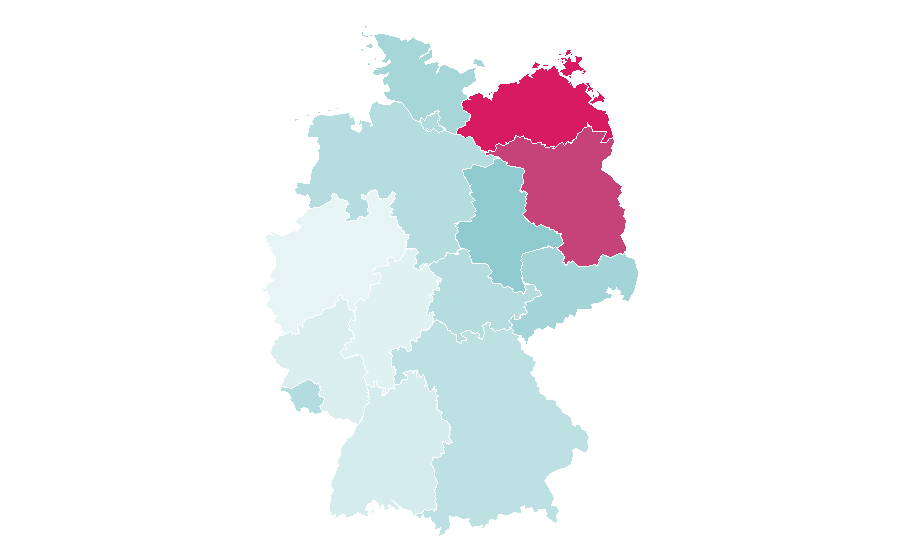 Affinity by region — Smallmouth bass, Germany