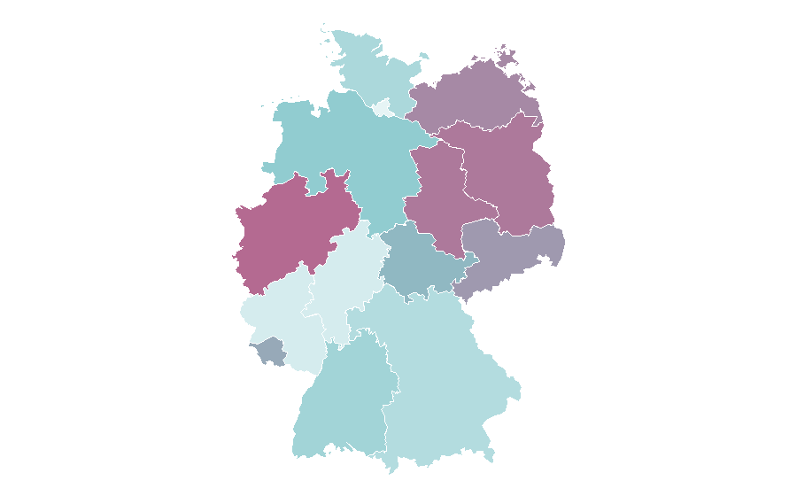 Affinität nach Region — Smart device, Deutschland