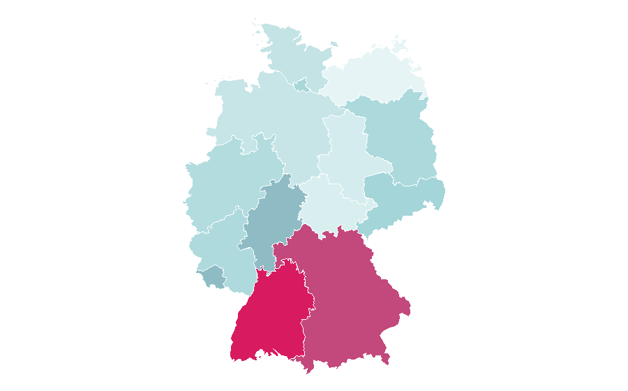 Affinity by region — Smartbroker, Germany