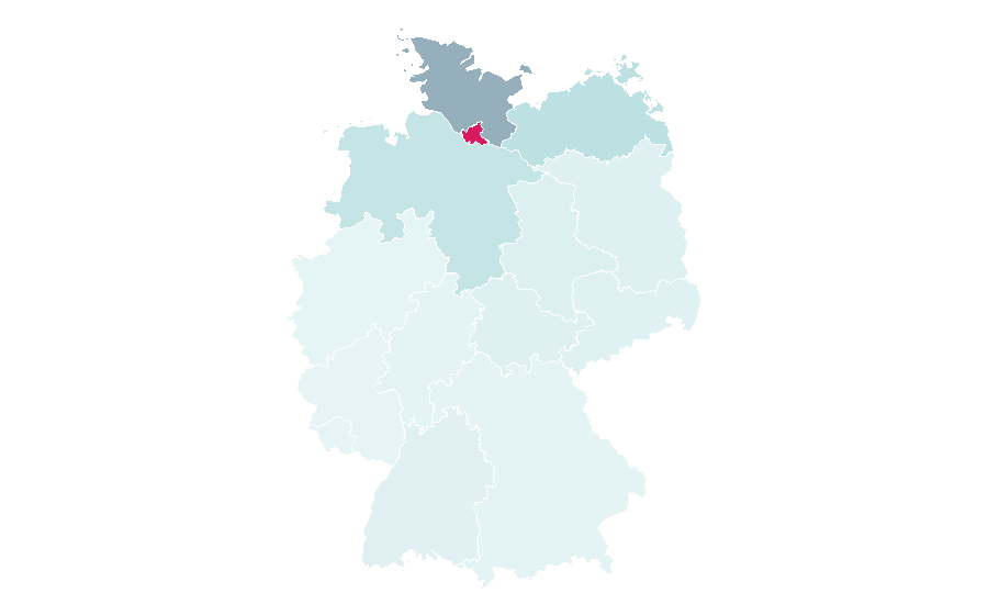 Affinität nach Region — Smiley (singer), Deutschland