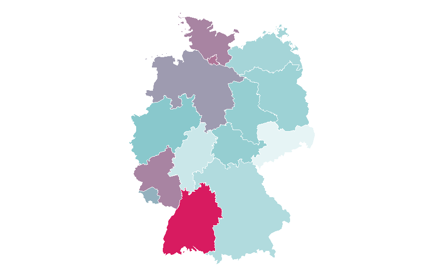 Affinity by region — Smudo, Germany