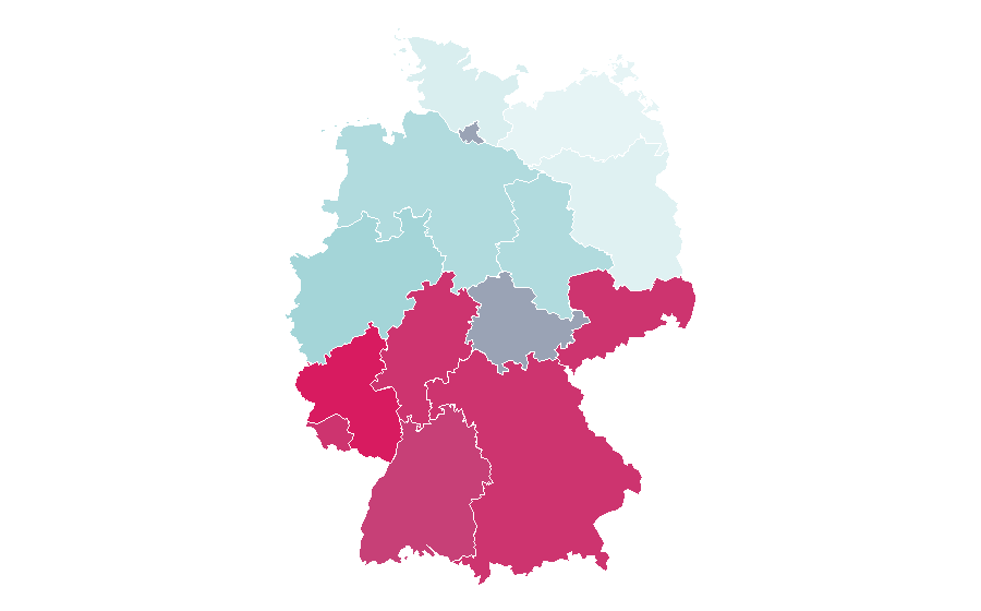 Affinity by region — Snapback (hat), Germany