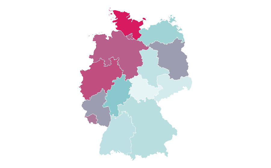 Affinity by region — Sneaky Pete, Germany