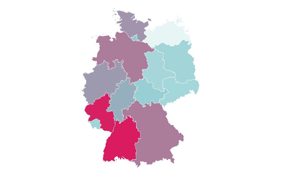 Affinità per regione — Snocks, Germania