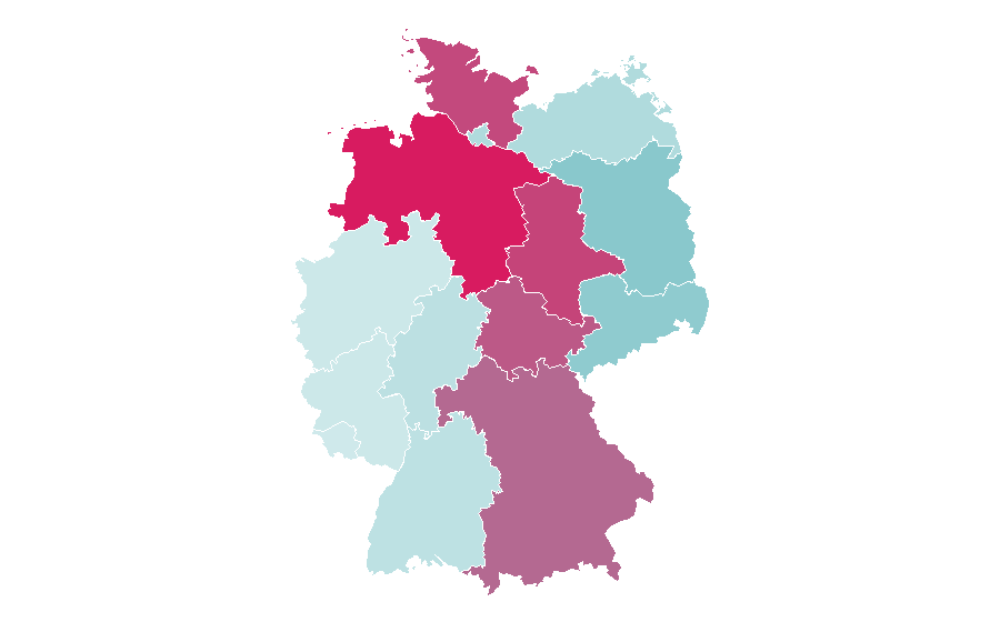 Affinity by region — Snow blower, Germany