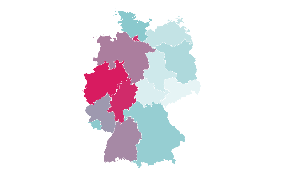 Affinity by region — Snowfall (TV series), Germany