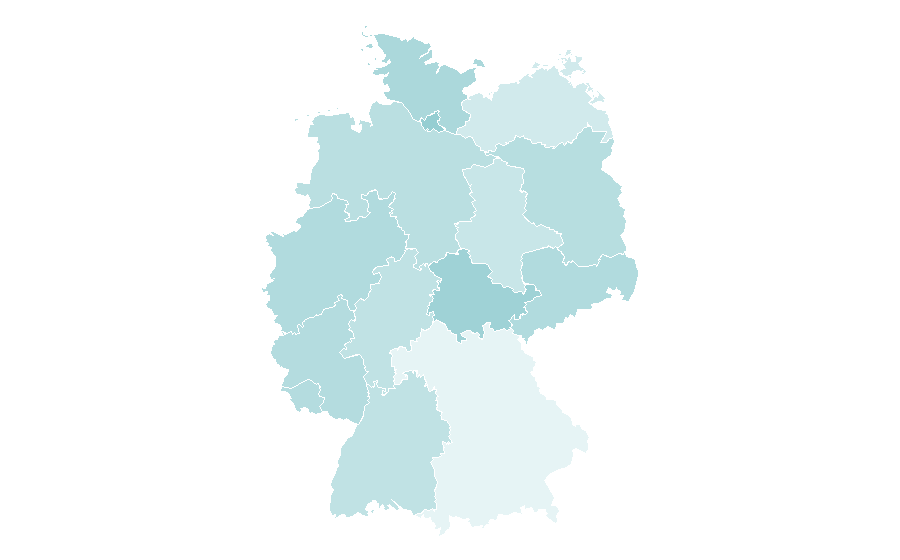 Affinità per regione — Social, Germania