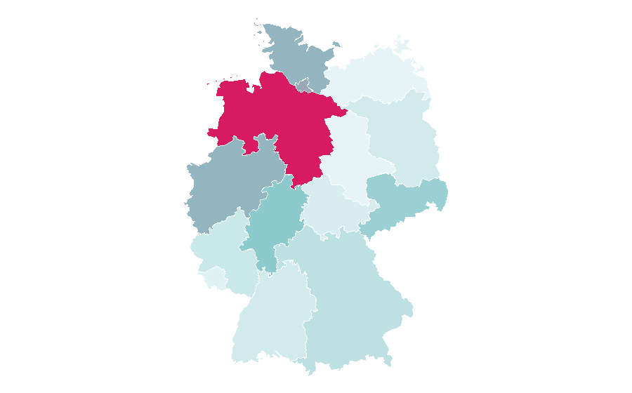 Affinity by region — Social equality, Germany