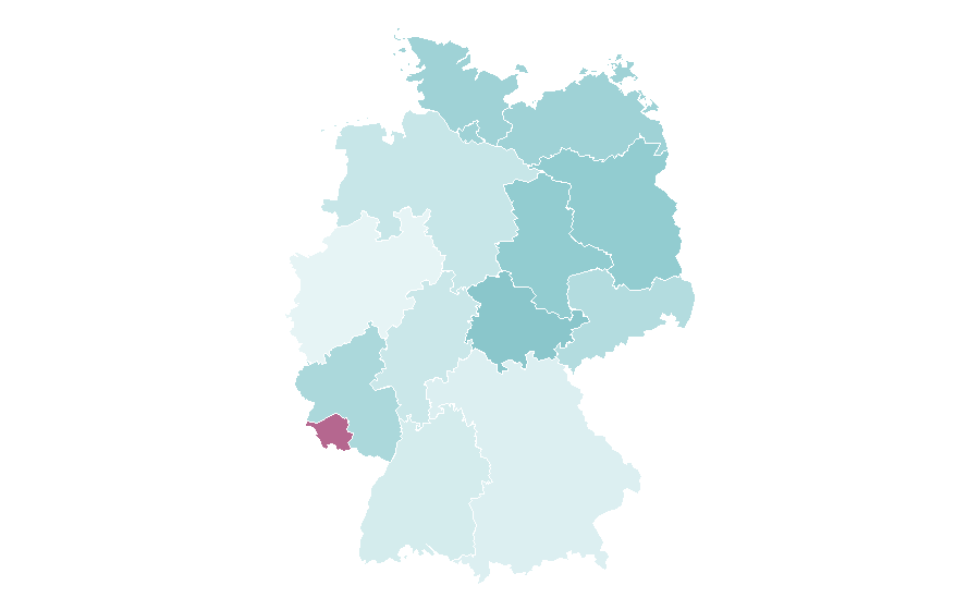 Affinité par région — Social shopping, Allemagne