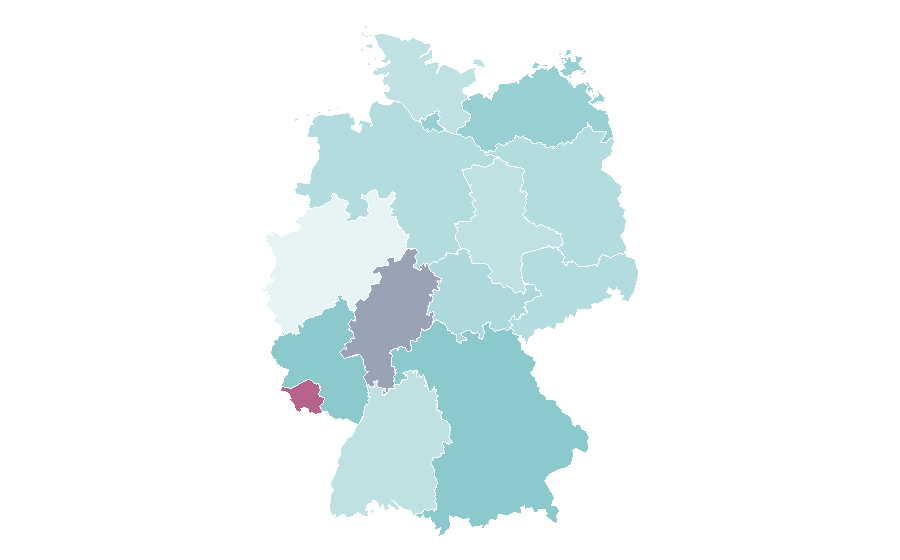 Affinity by region — Soft rock, Germany