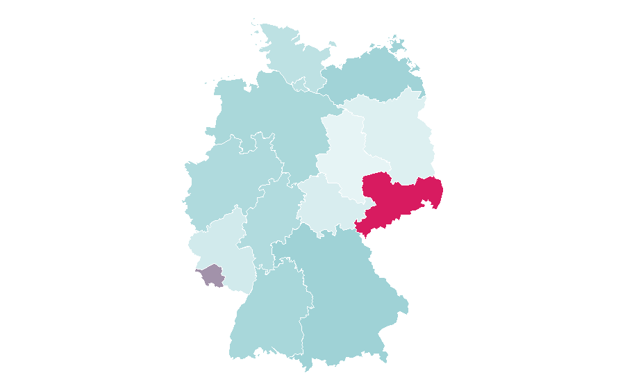 Affinità per regione — Software development, Germania