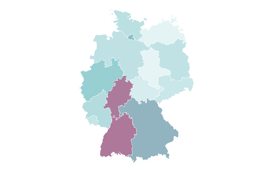Affinità per regione — Software engineering, Germania