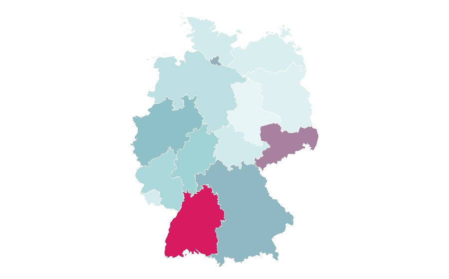 Affinity by region — SOJA, Germany