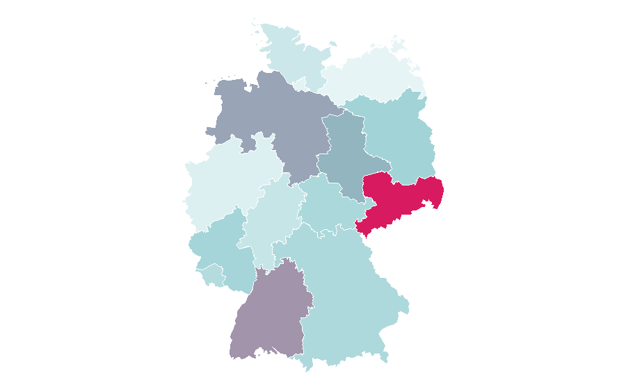 Affinität nach Region — Solar cell, Deutschland