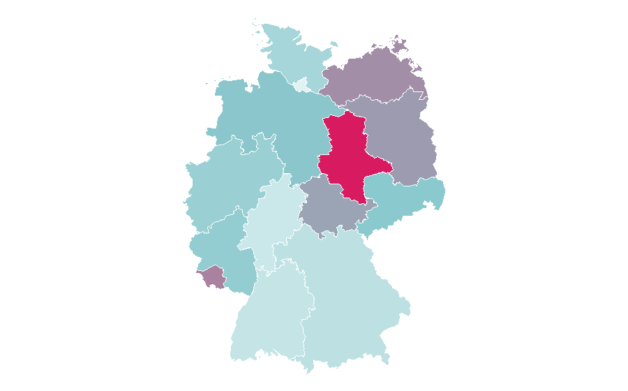 Affinity by region — Solar lamp, Germany