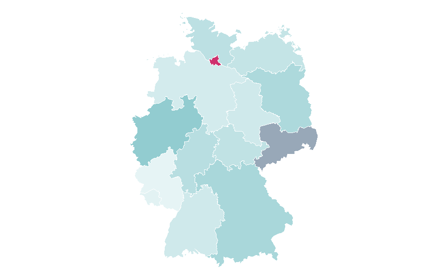 Affinity by region — sombr, Germany