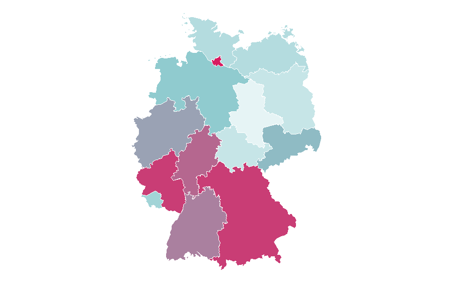 Affinity by region — Sommelier, Germany