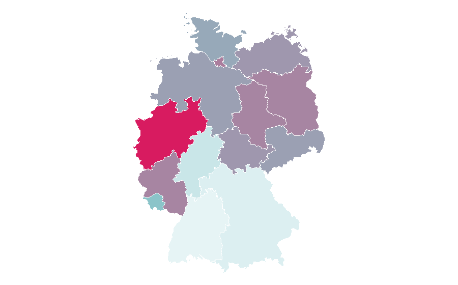 Affinity by region — Sommerhaus der Stars, Germany
