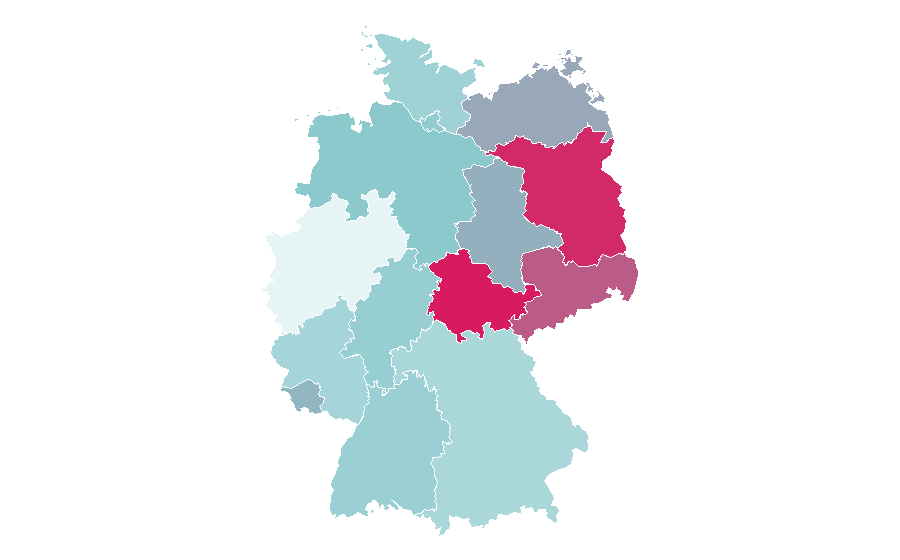 Affinité par région — Songwriter, Allemagne