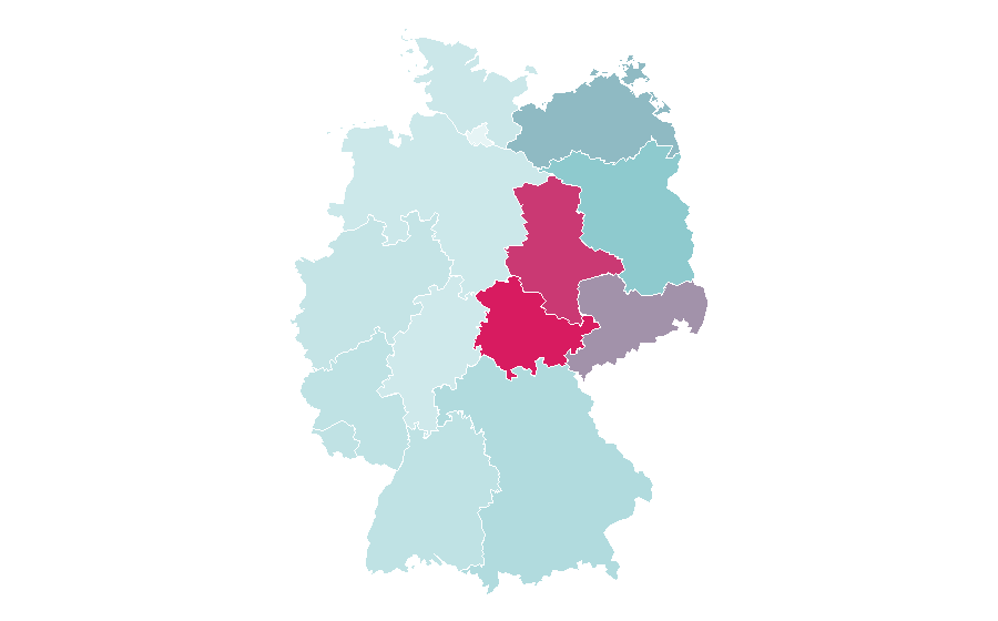 Affinität nach Region — Sonnenklar.TV, Deutschland