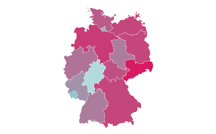 Affinity by region — Sophia Thiel, Germany