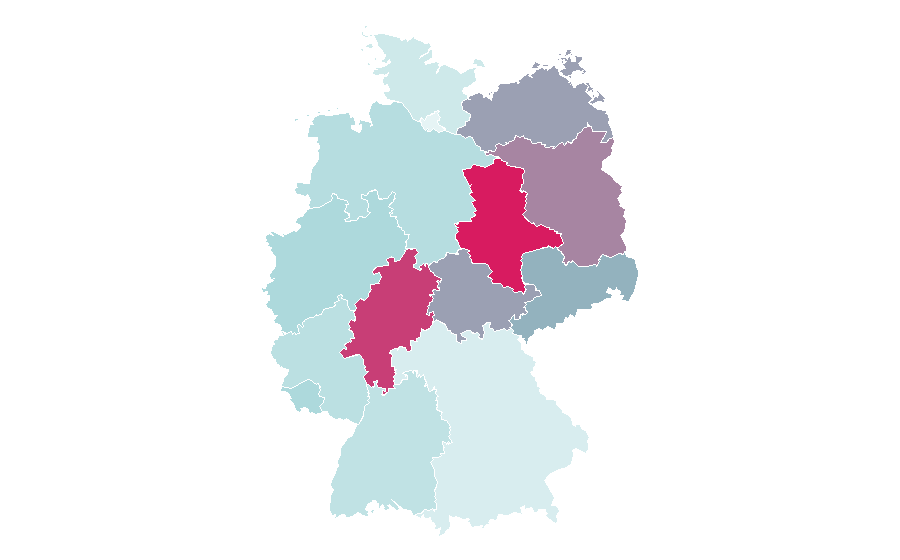 Affinity by region — Sorry, Germany