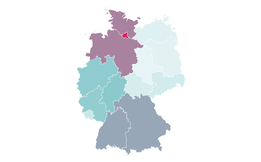 Affinity by region — Sourdough, Germany