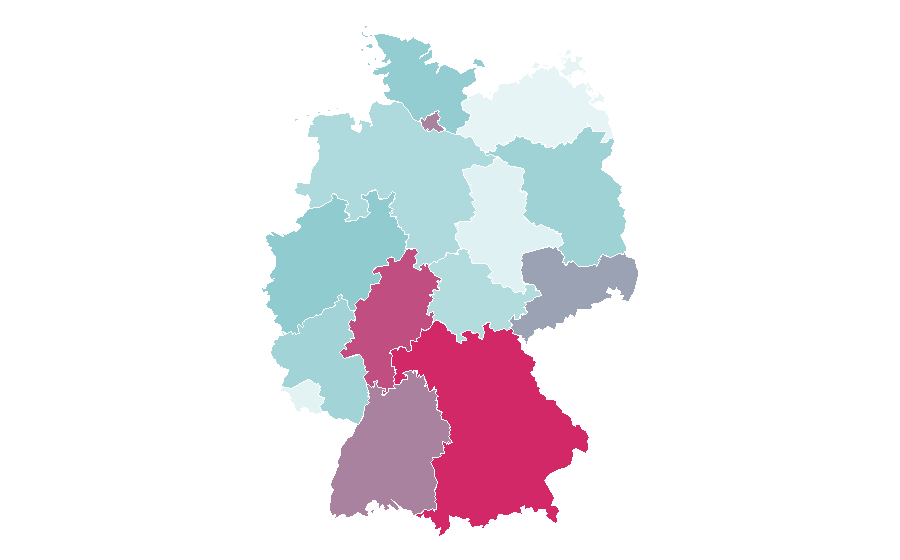 Affinity by region — SpaceX, Germany
