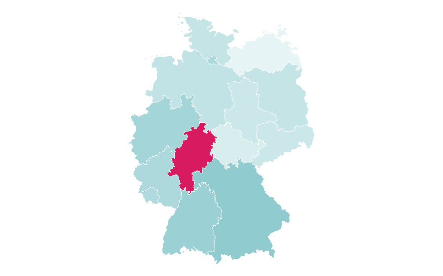 Affinity by region — Special forces, Germany