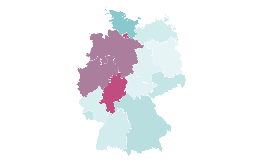 Affinity by region — Speculation, Germany