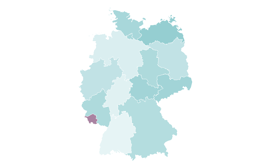 Affinity by region — Speed metal, Germany